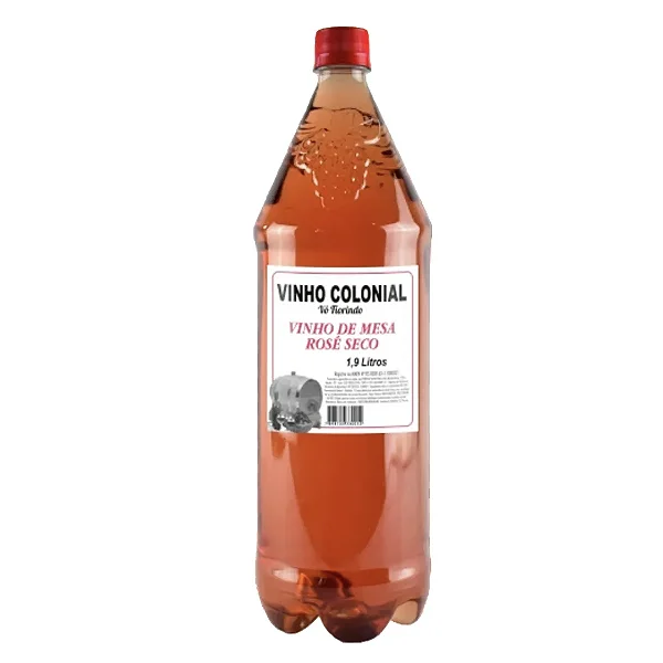Vinho Colonial Rosé Seco, 1,9L - Vô Fiorindo