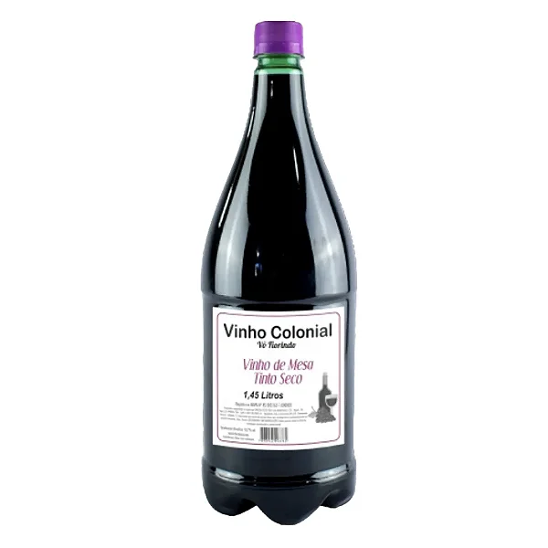 Vinho Colonial Tinto Seco, 1,45L - Vô Fiorindo