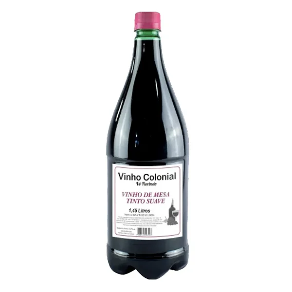 Vinho Colonial Tinto Suave, 1,45L - Vô Fiorindo