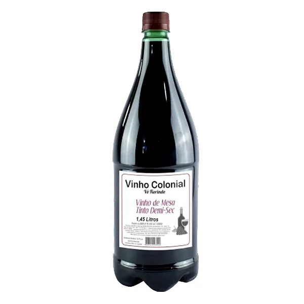 Vinho Colonial Demi-Sec, 1,45L - Vô Fiorindo