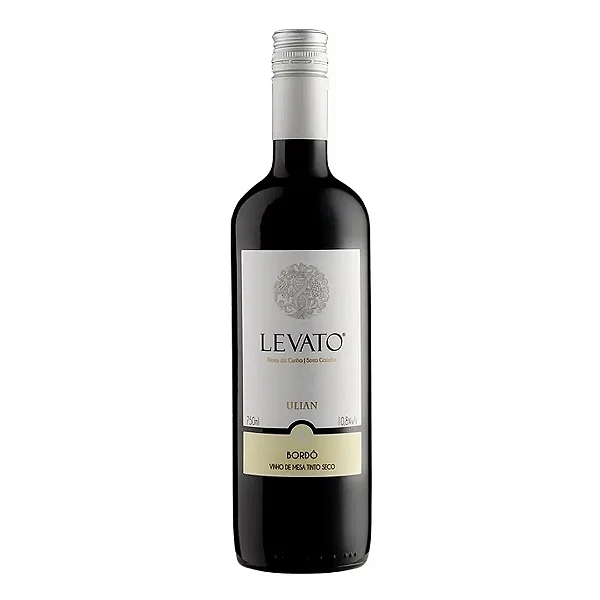 Vinho Levato Bordô Seco, 750ml - Vinícola Família Ulian