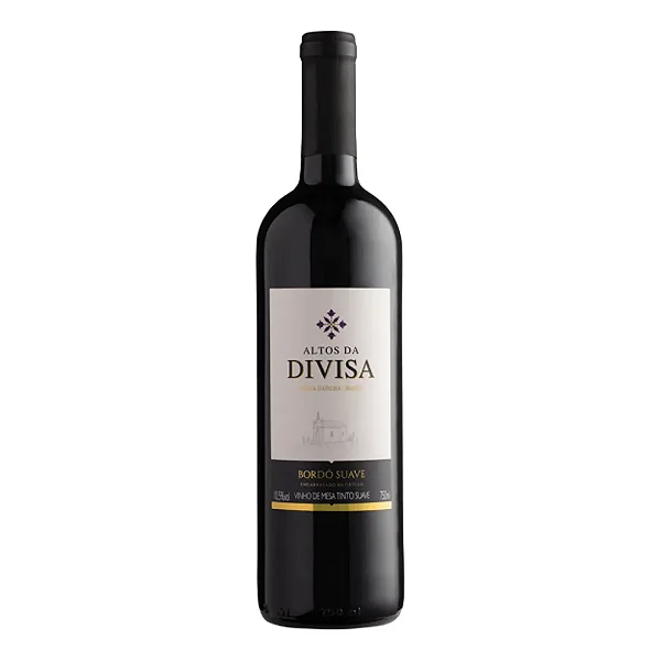 Vinho Tinto Bordô Suave, 750ml - Vinícola Altos da Divisa
