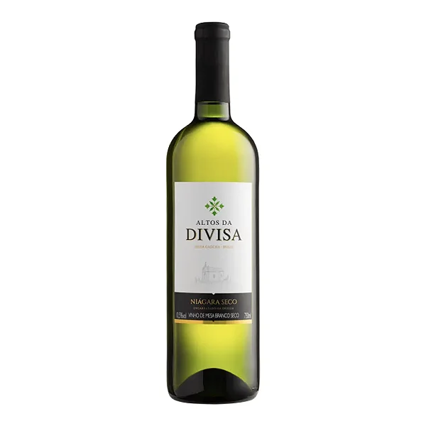 Vinho de Mesa Branco Seco Niágara, 750ml - Altos da Divisa