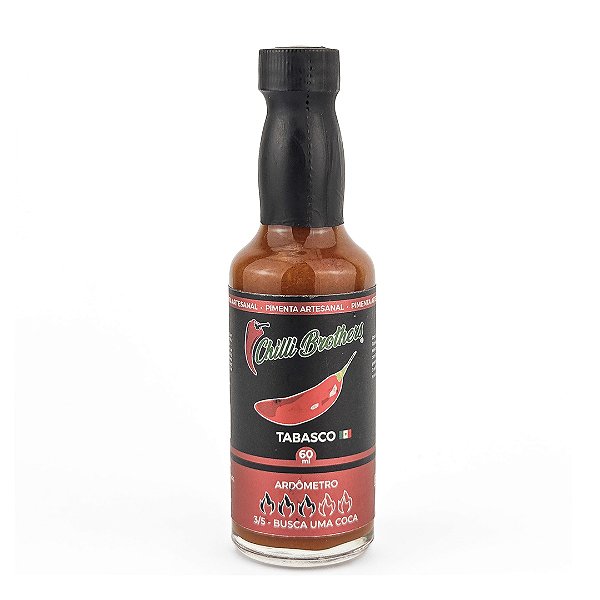 Molho de Pimenta Tabasco Premium, 60ml - Chilli Brothers