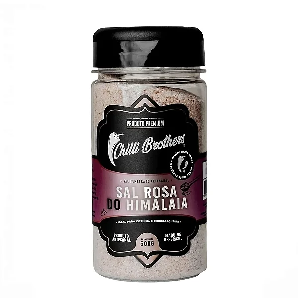 Sal Rosa do Himalaia Fino, 500g - Chilli Brothers