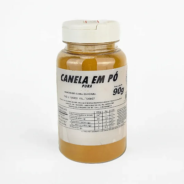 Canela em Pó Pura Pote, 90g - Foco Alternativo