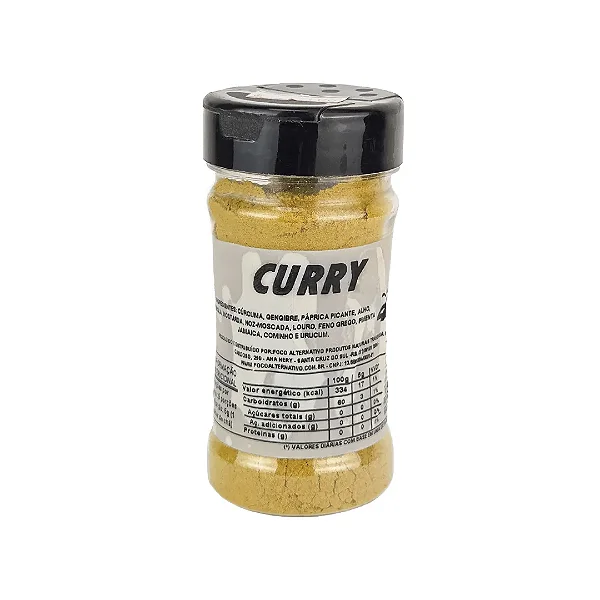 Curry em Pote, 45g - Foco Alternativo