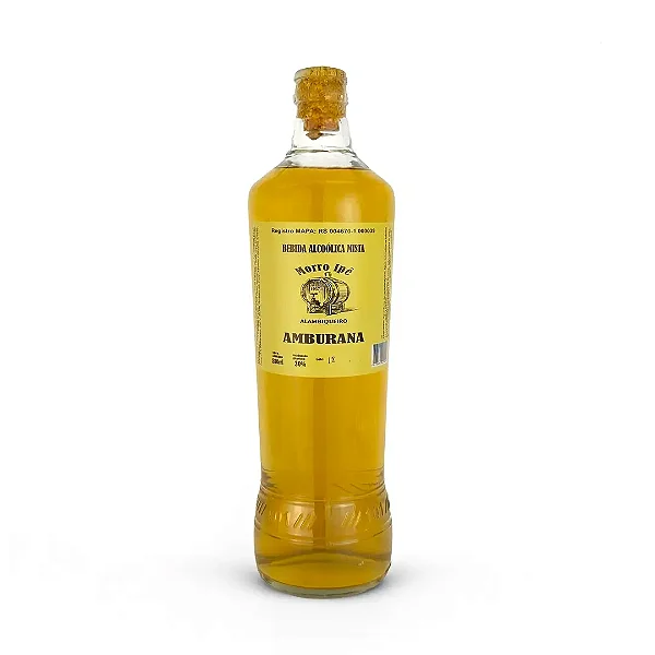 Cachaça Amburana, 880ml - Alambique Morro Ipê