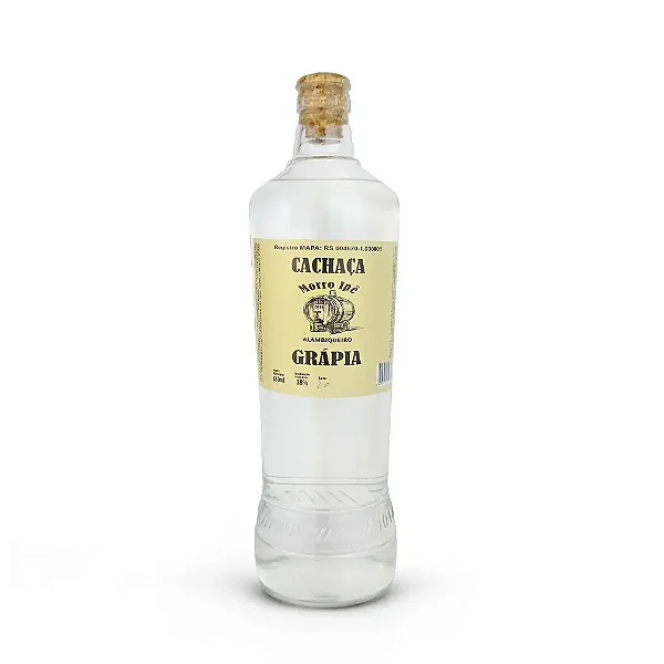 Cachaça Grápia, 880ml - Alambique Morro Ipê