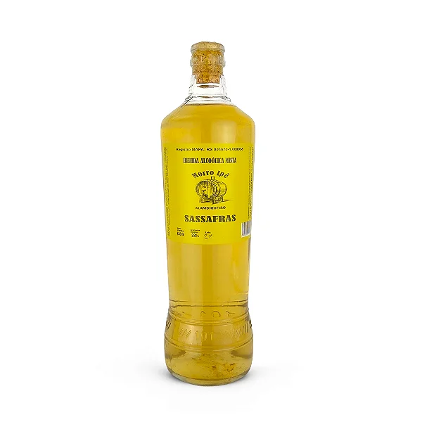Cachaça Sassafras, 880ml - Alambique Morro Ipê