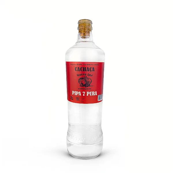 Cachaça Pipa 7 Pura, 880ml - Alambique Morro Ipê