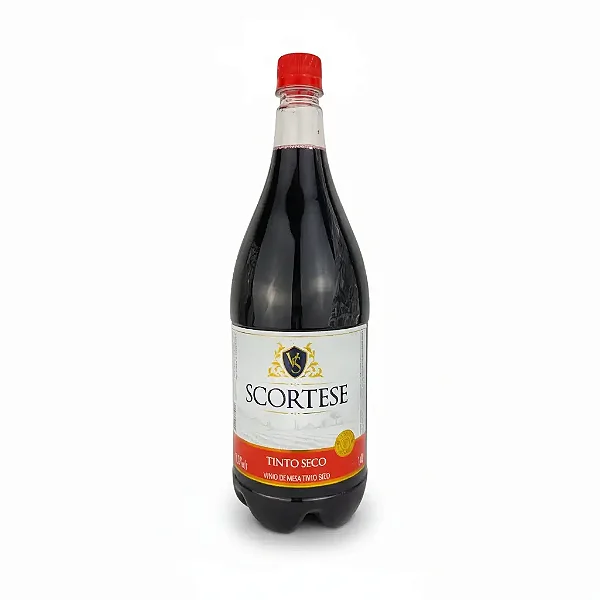 Vinho de Mesa Tinto Seco, 1,48L - Scortese
