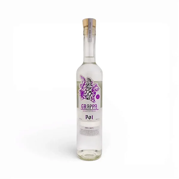 Grappa de Uvas Isabel e Bordô, 500ml - Pol