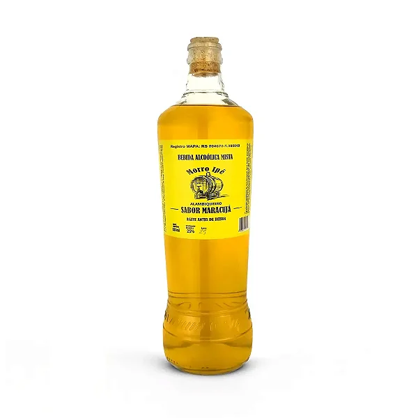 Licor de Maracujá, 880ml - Alambique Morro Ipê