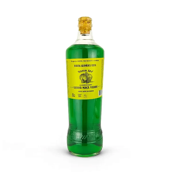 Licor de Maçã Verde, 880ml - Alambique Morro Ipê