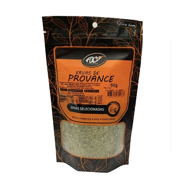 Ervas de Provance Pacote, 50g - Foco Alternativo
