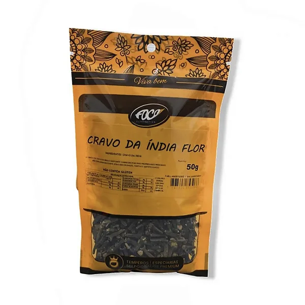 Cravo da Índia Flor, 50g - Foco Alternativo