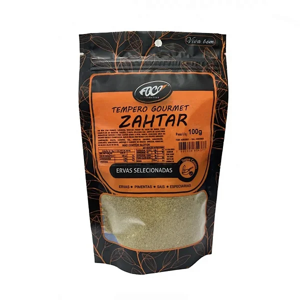 Tempero Zahtar, 100g - Foco Alternativo