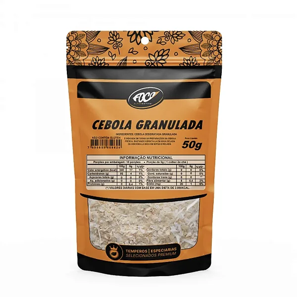 Cebola Granulada, 50g - Foco Alternativo
