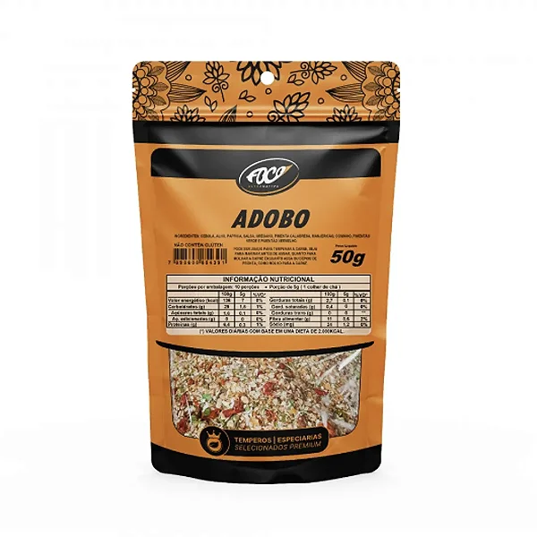 Adobo Tempero Uruguaio, 50g - Foco Alternativo