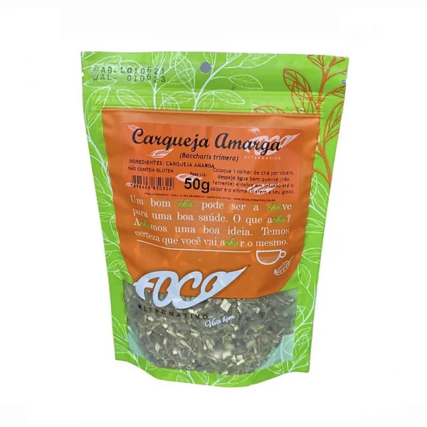 Chá de Carqueja, 50g - Foco Alternativo