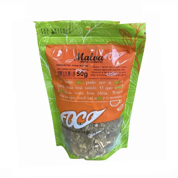 Chá de Malva, 50g - Foco Alternativo