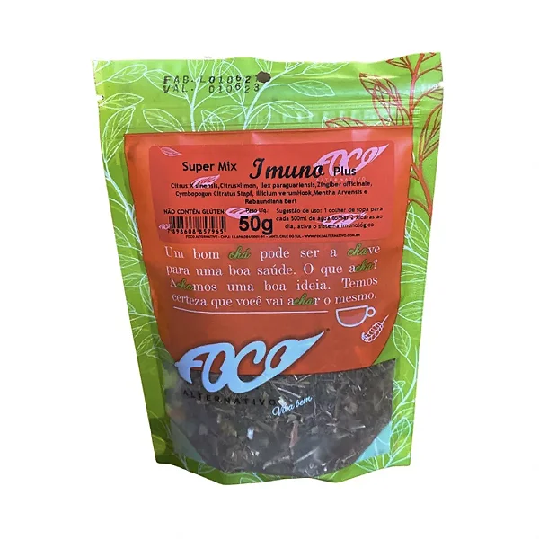 Super Mix Chá Imuno Plus, 50g - Foco Alternativo
