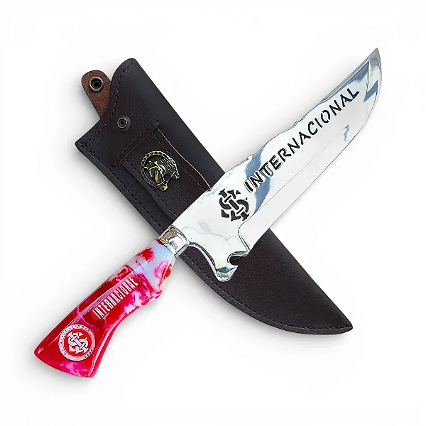 Faca Artesanal Gaúcha Cabo de Resina Internacional 10"