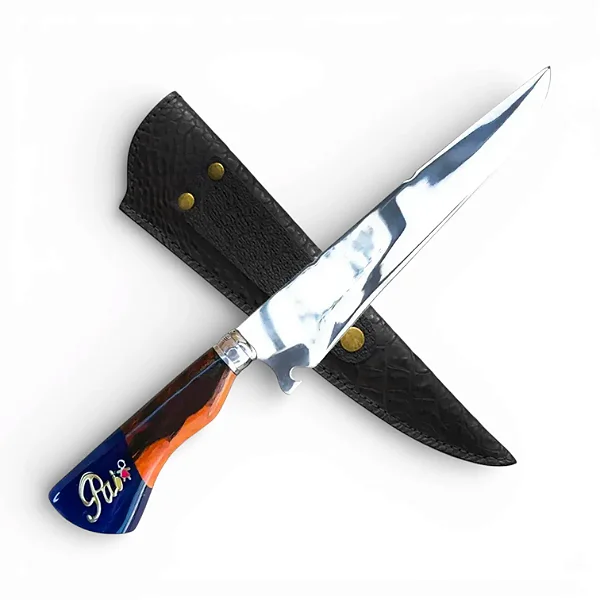 Faca Artesanal Gaúcha Inox Pai 9"