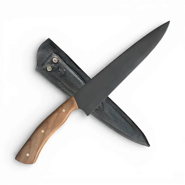 Faca Artesanal de Aço Carbono Fosfatizada 8"