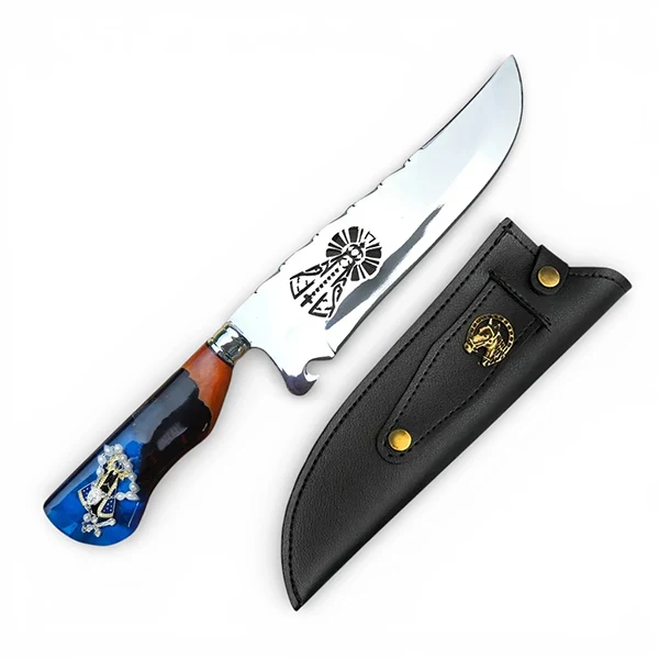 Faca Artesanal Nossa Senhora Aparecida Terço 10"