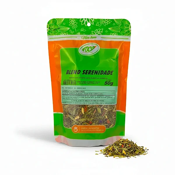 Chá Blend Serenidade, 50g - Foco Alternativo