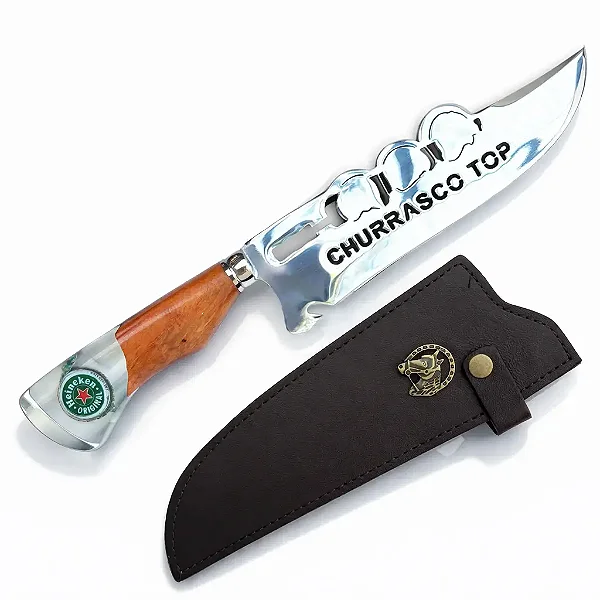 Faca Artesanal Heineken Churrasco Top 10"