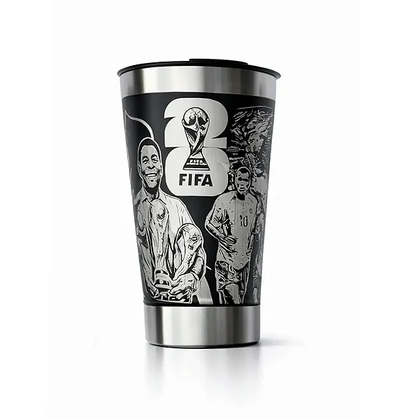 Copo Térmico Personalizado Copa do Mundo 473ml