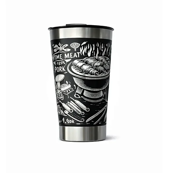Copo Térmico Personalizado Churrasco 473ml