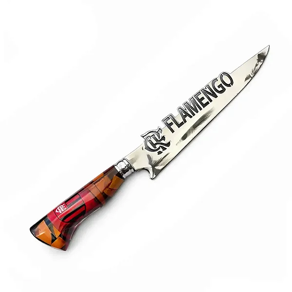 Faca Personalizada Flamengo 9"