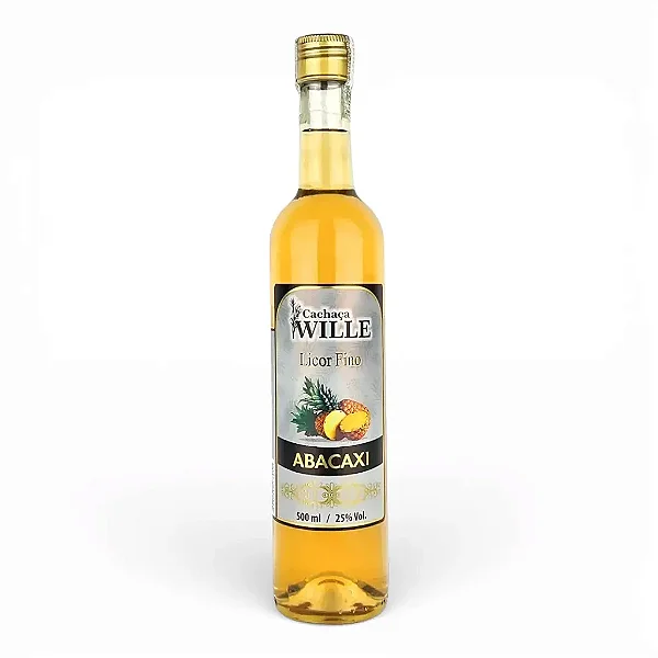 Licor de Abacaxi, 500ml - Cachaçaria Wille