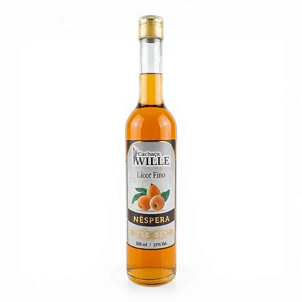 Licor de Nêspera, 500ml - Cachaçaria Wille