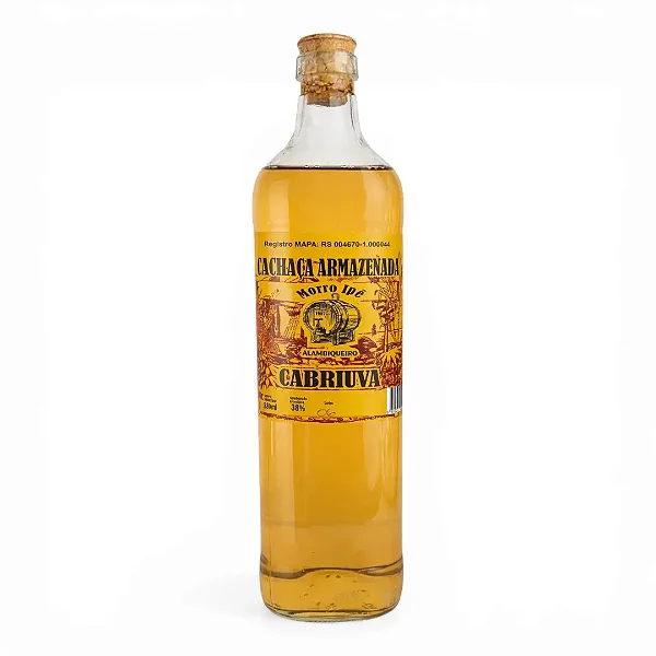 Cachaça Cabriúva, 880ml - Alambique Morro Ipê