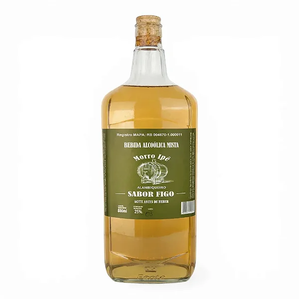 Licor de Figo, 880ml - Alambique Morro Ipê