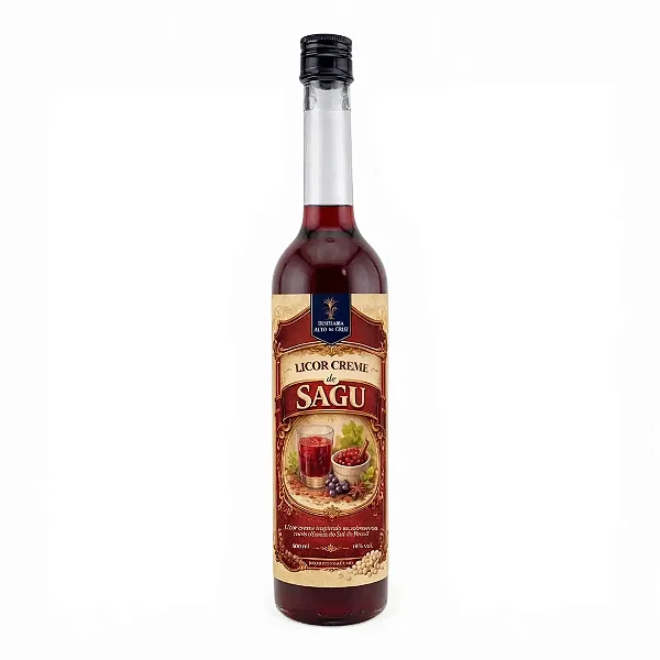 Licor Creme de Sagu, 500ml - Destilaria Alto da Cruz