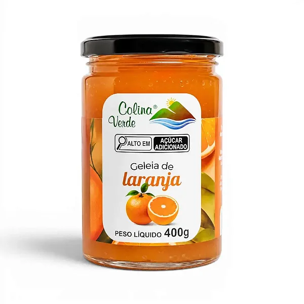 Geleia de Laranja, 400g - Colina Verde