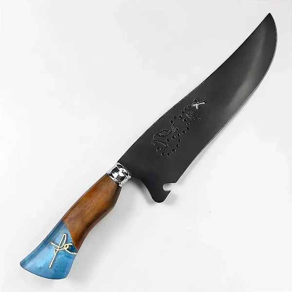 Faca Picanheira Fosfatizada Nossa Senhora Aparecida Fé 10"