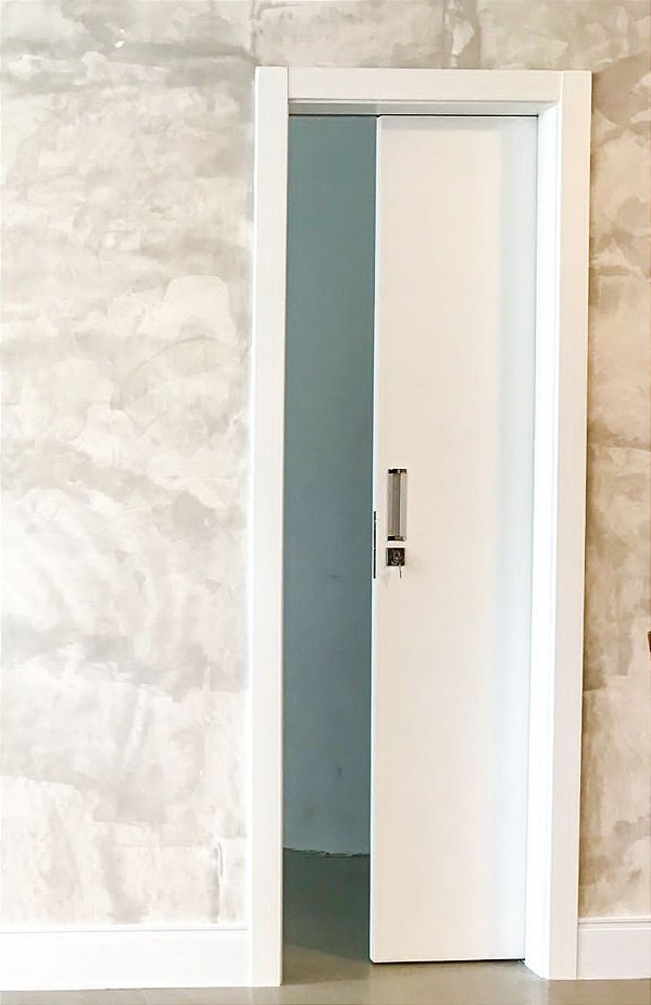 Porta laqueada de correr até 80