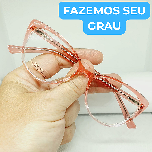 Armação para Óculos infantil Vermelho resistente modelo CV16