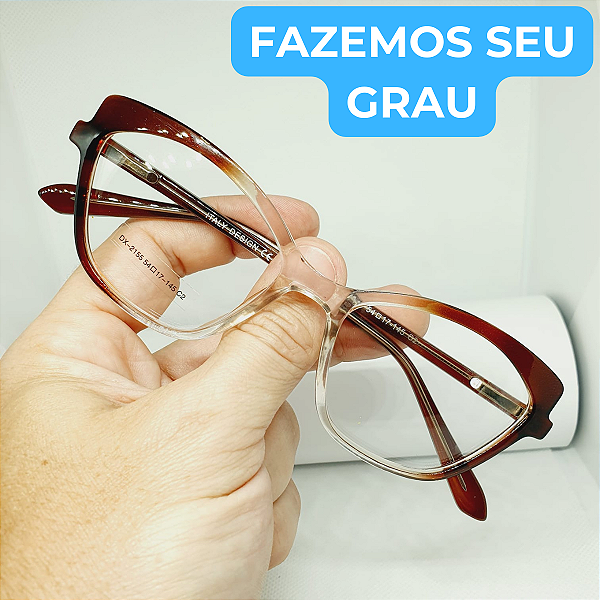 Óculos de GRAU feminino Estilosa armação modelo CV128