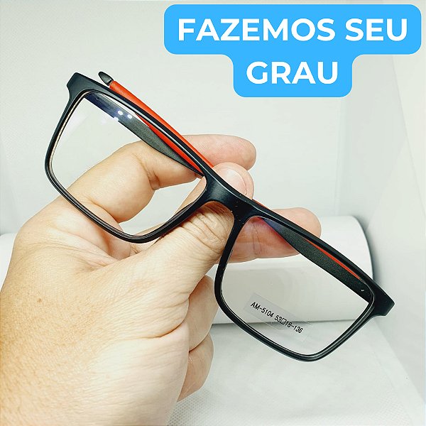 Armação para óculos de Grau masculino moderno modelo CV230