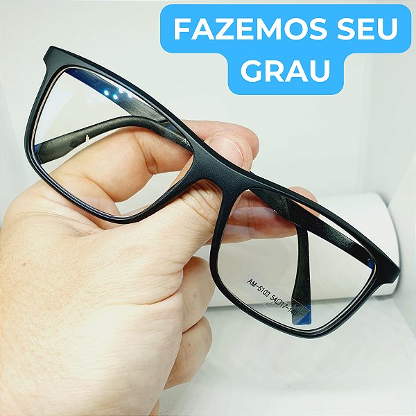 Armação de óculos masculino resistente estiloso modelo CV277