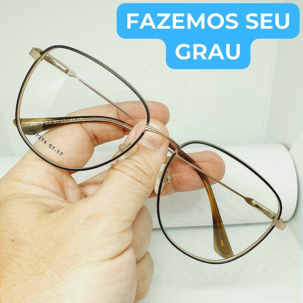 Armação para óculos de grau Unissex armação modelo CV333