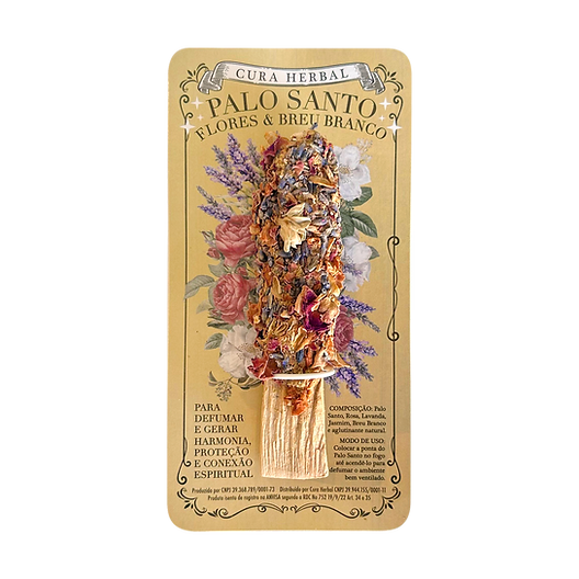Palo Santo com Flores e Breu Branco